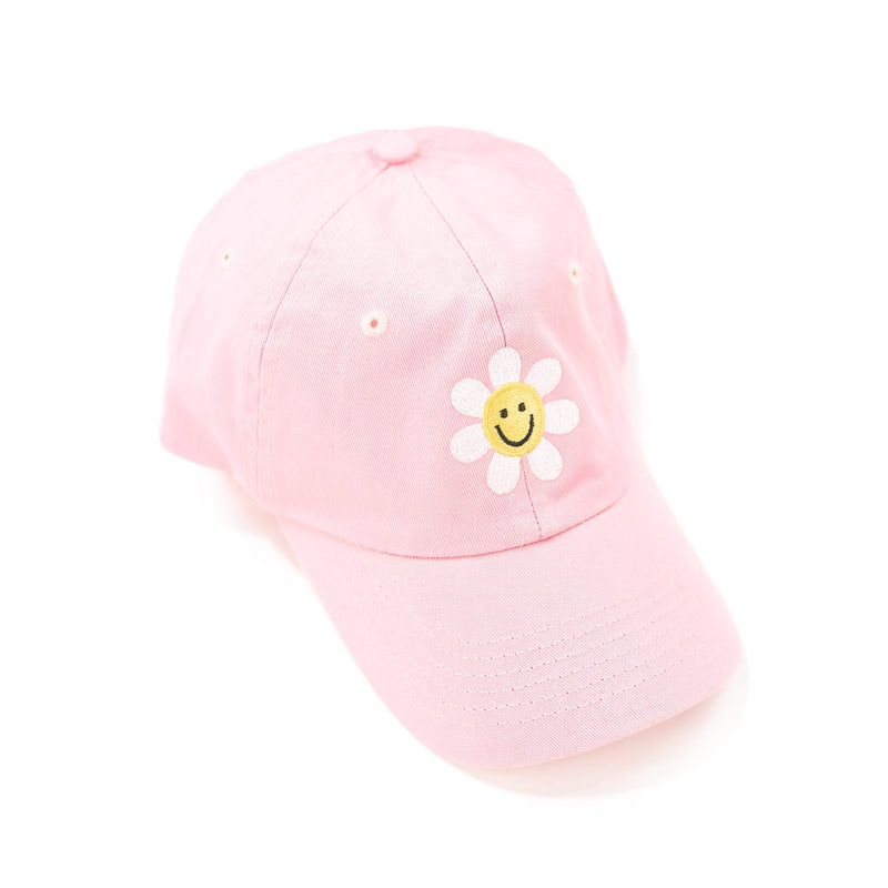 Flower Pedals Smiley - Child Baseball Cap