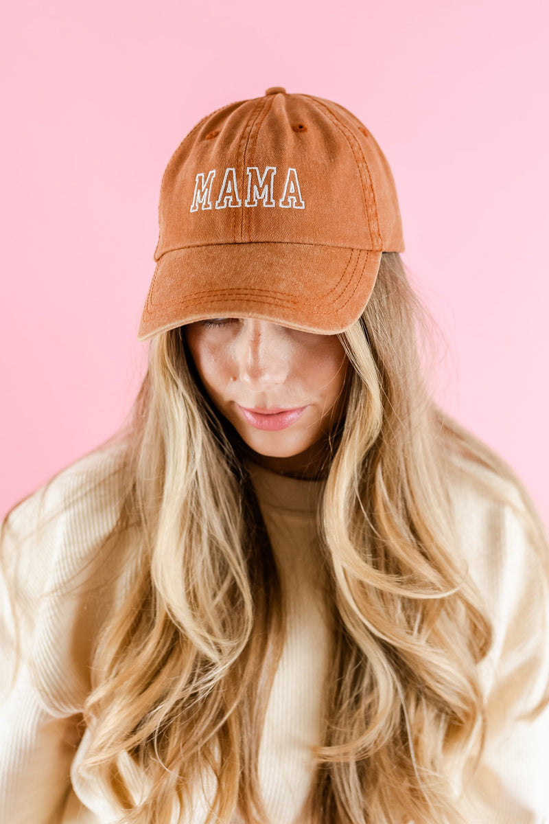 MAMA (Varsity Outline) - Adult Baseball Cap