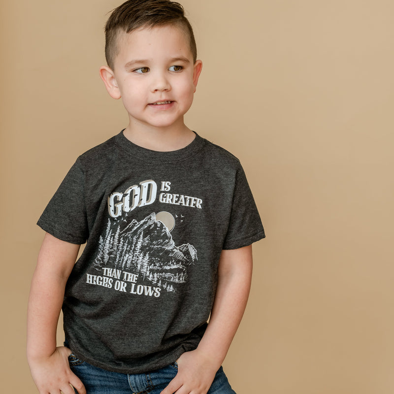 God Is Greater Than The Highs Or Lows - Child Tee