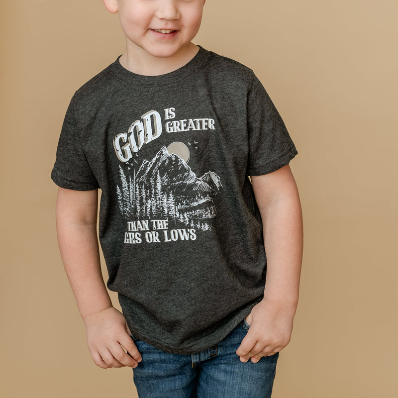 God Is Greater Than The Highs Or Lows - Child Tee
