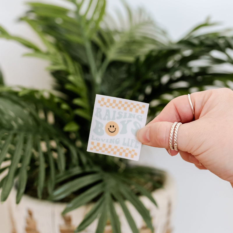 LMSS® STICKER - The Retro Edit - Raising Boys Loving Life