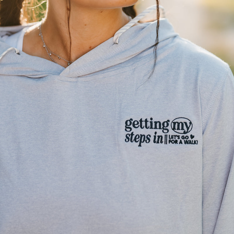 Getting My Steps In - Women's Hooded Pullover