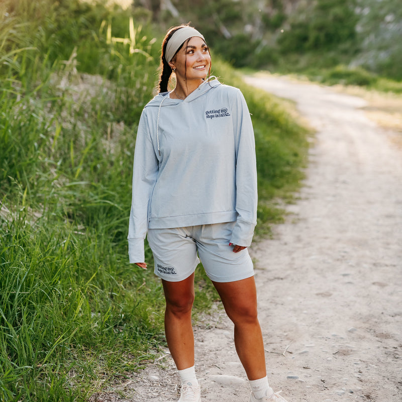 Getting My Steps In - Women's Hooded Pullover