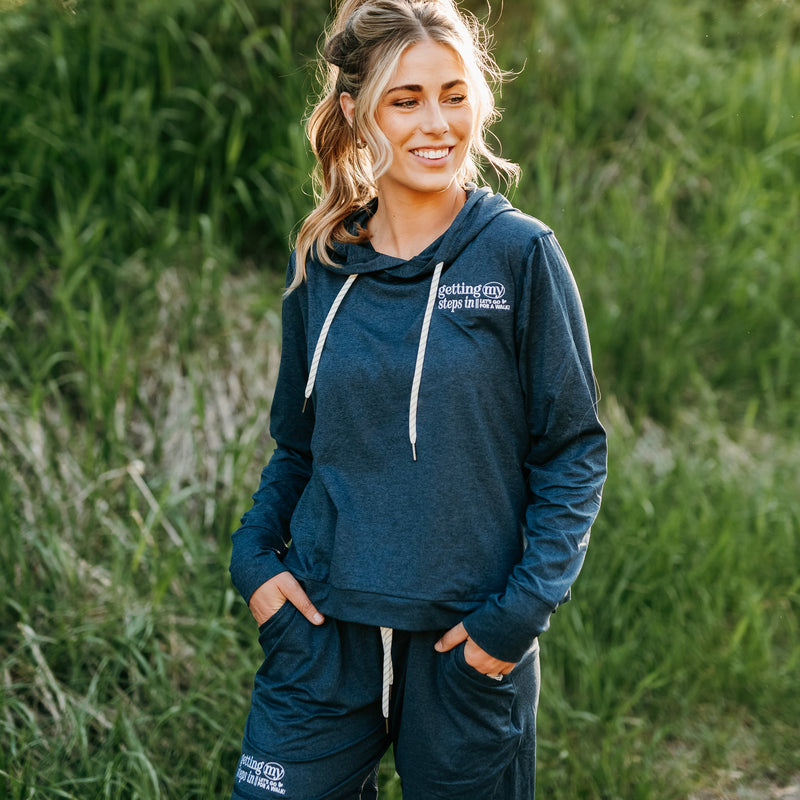 Getting My Steps In - Women's Hooded Pullover