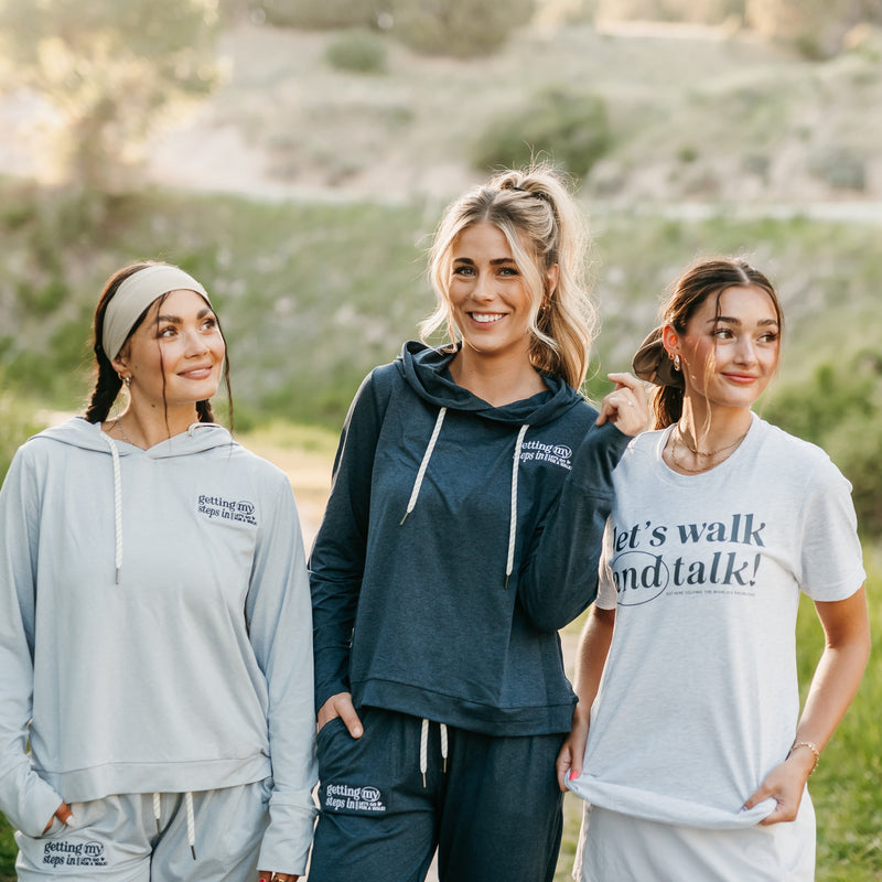 Getting My Steps In - Women's Hooded Pullover
