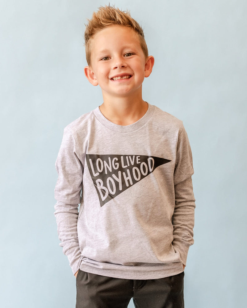 Long Live Boyhood - Child Long Sleeve Tee