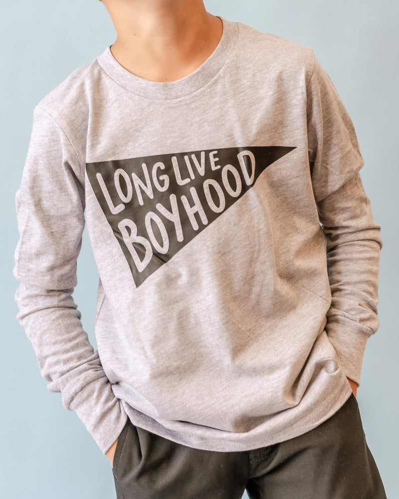 Long Live Boyhood - Child Long Sleeve Tee