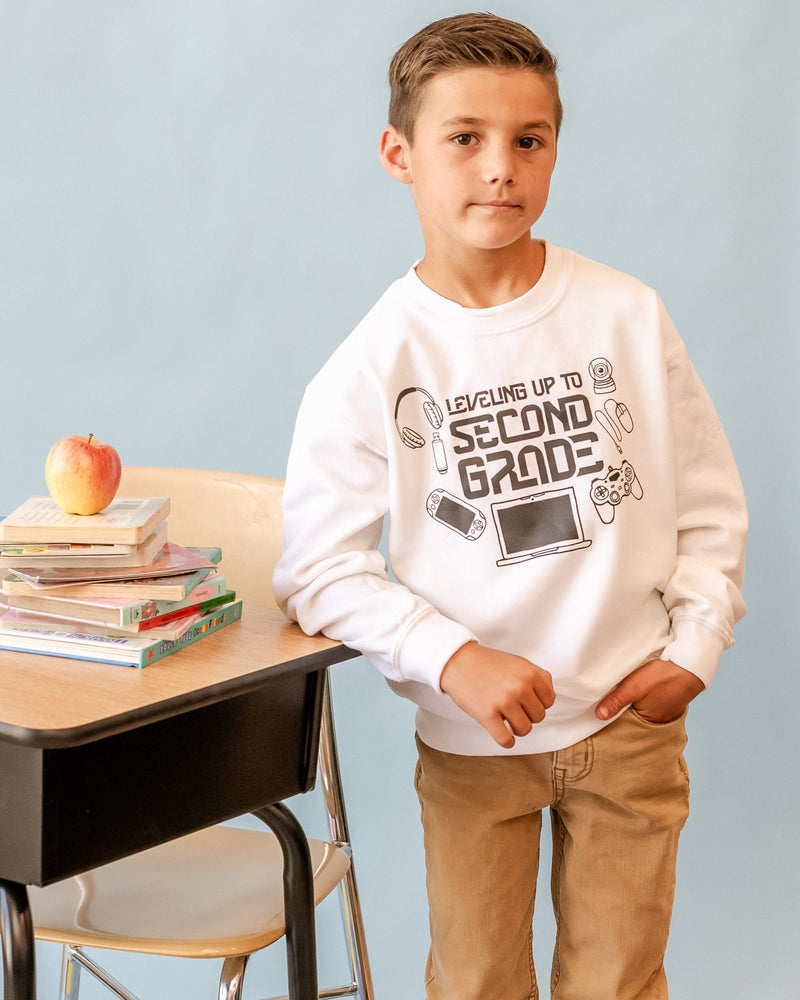 Leveling Up To (Choose Your Grade) - Child Sweater