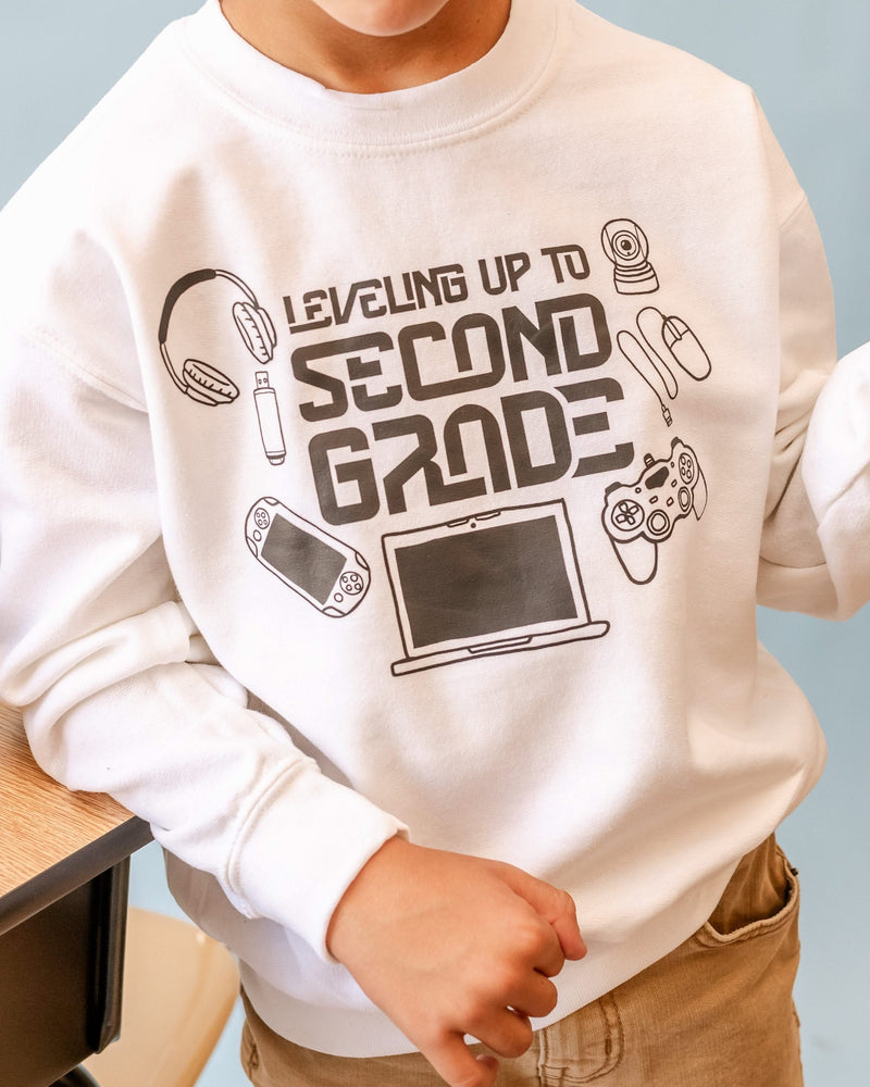 Leveling Up To (Choose Your Grade) - Child Sweater