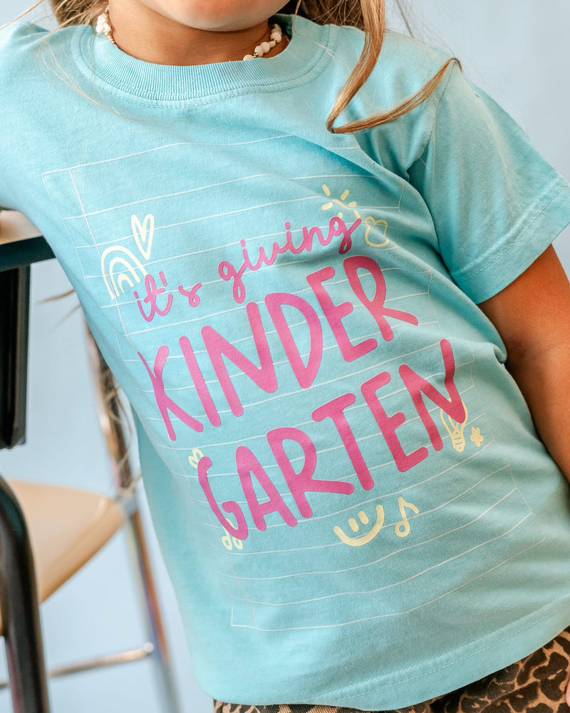 It's Giving (Choose Your Grade) - YOUTH Comfort Colors Tee