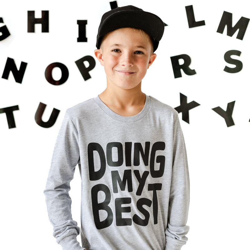 Doing My Best - Child Long Sleeve Tee