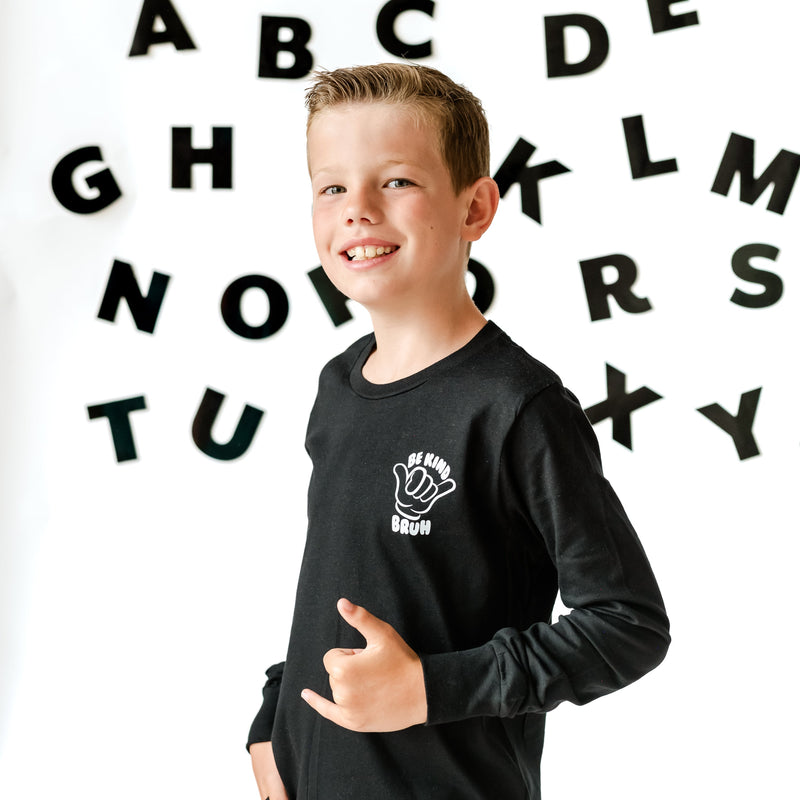 Be Kind Bruh - It's Cool to Be Kind (pf & b) - Child Long Sleeve Tee