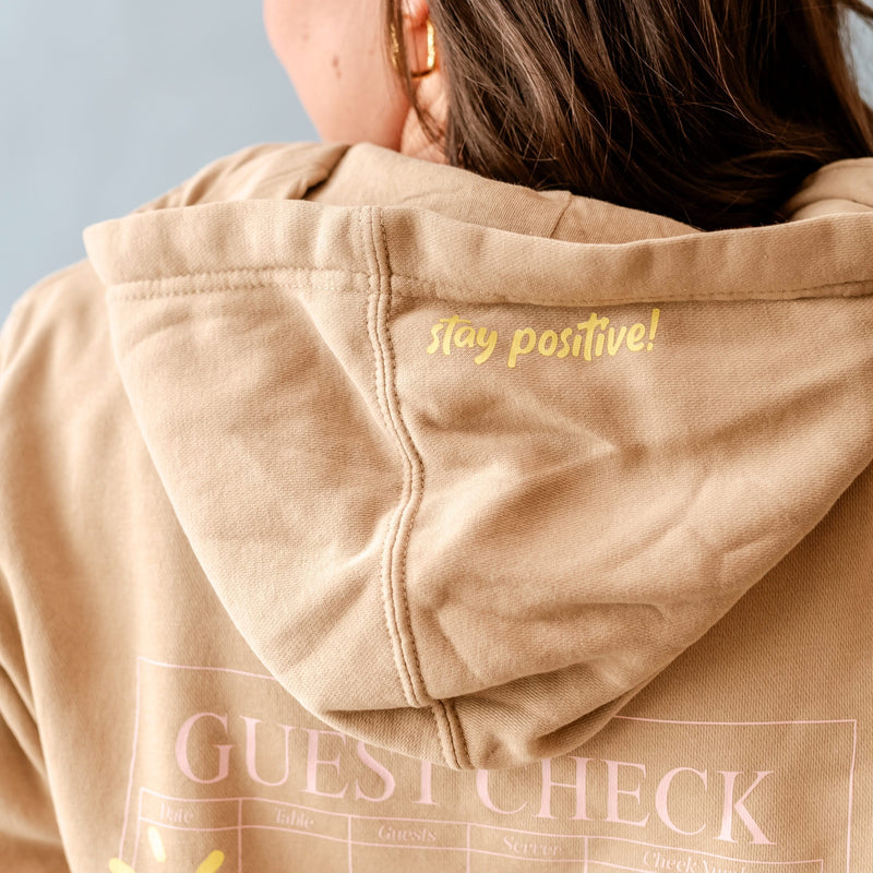 GOOD DAY HOODIE - Embroidered/Printed  Adult Pigment