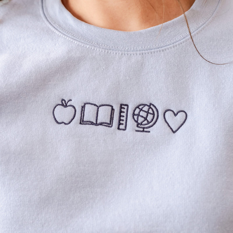 Embroidered BASIC Fleece - 5 School Things