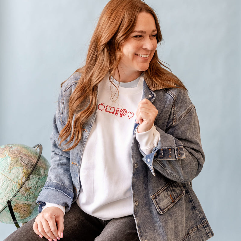 Embroidered BASIC Fleece - 5 School Things