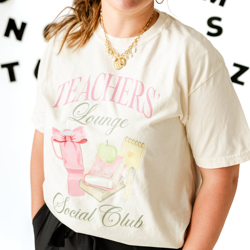 Teachers' Lounge Social Club - Comfort Colors Tee