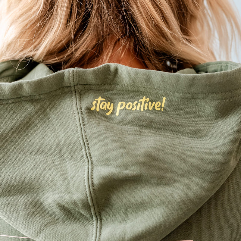 GOOD DAY HOODIE - Embroidered/Printed  Adult Pigment