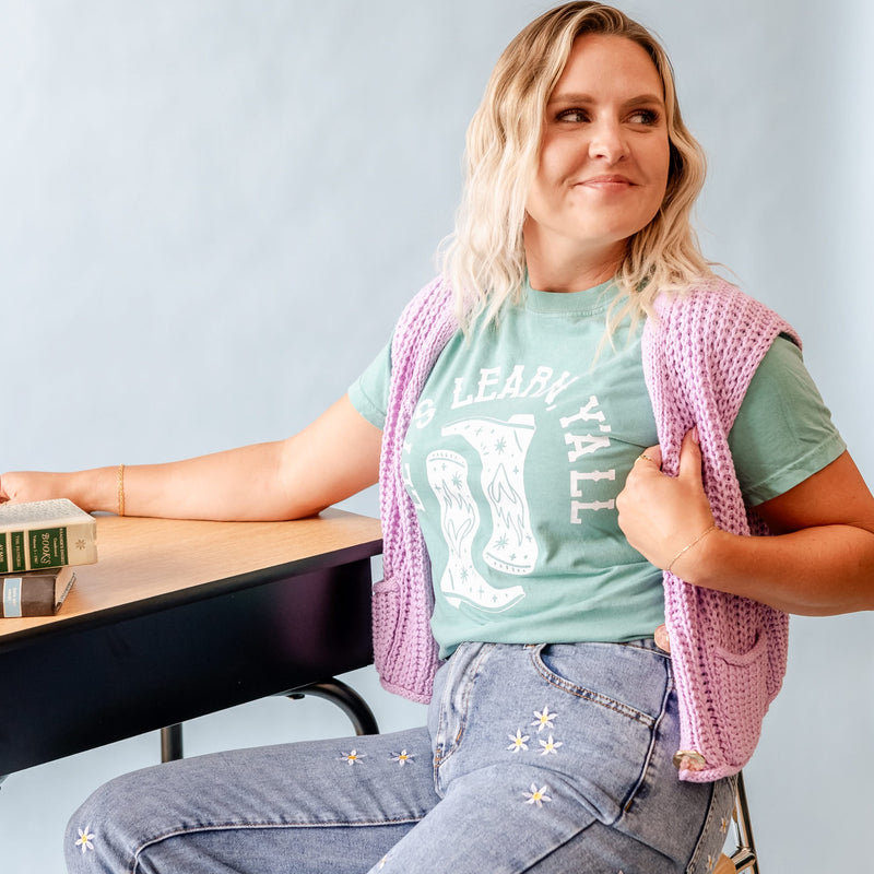 Let's Learn Ya'll - Comfort Colors Tee