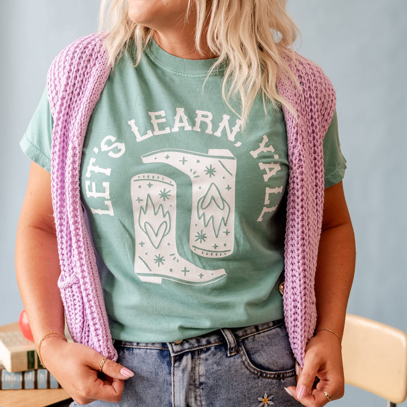 Let's Learn Ya'll - Comfort Colors Tee