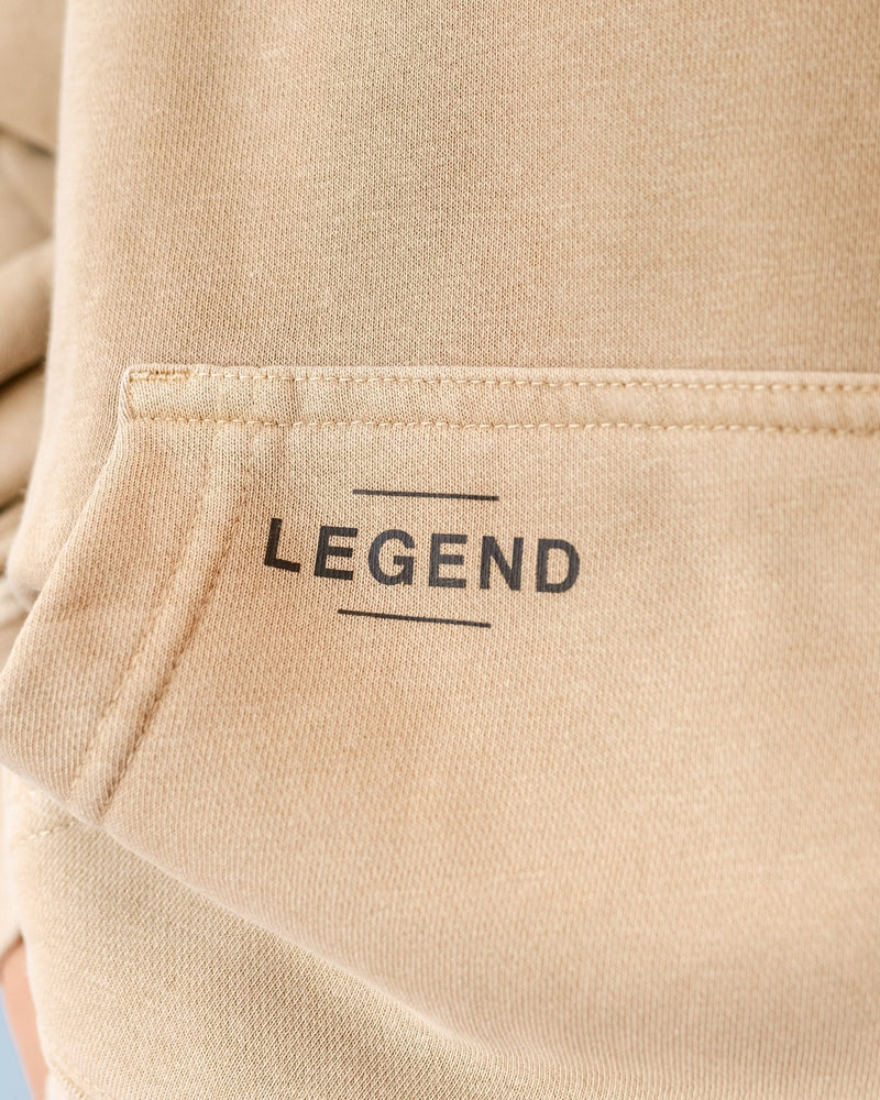 BUILT BRAVE HOODIE - Embroidered/Printed Youth Pigment