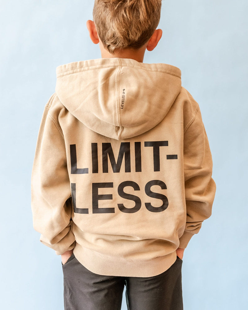 BUILT BRAVE HOODIE - Embroidered/Printed Youth Pigment