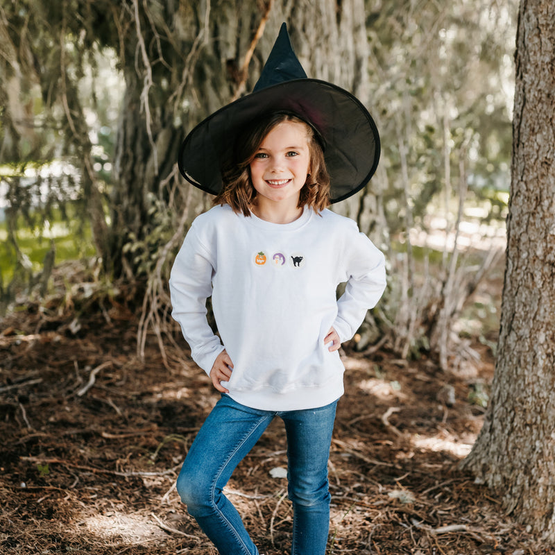 Halloween Cookies - Embroidered Child Sweater