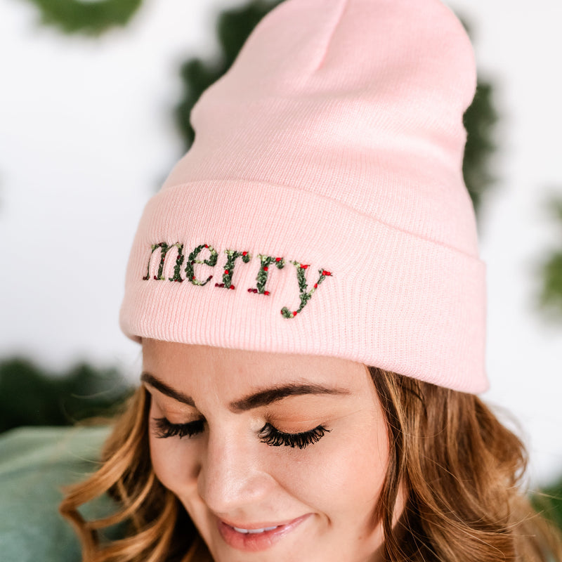 Floral Merry - Adult Beanie