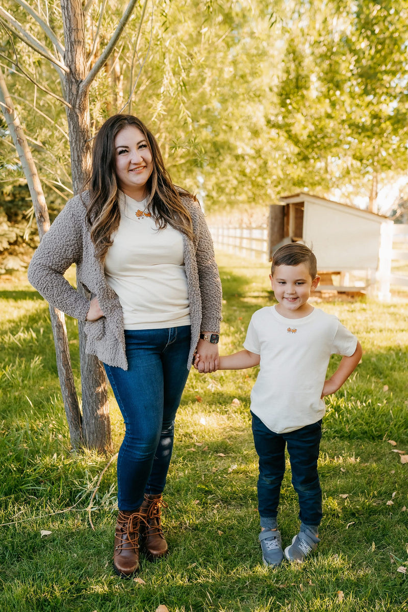 Fall Friends (center) - Set of 2 Coordinating Tees