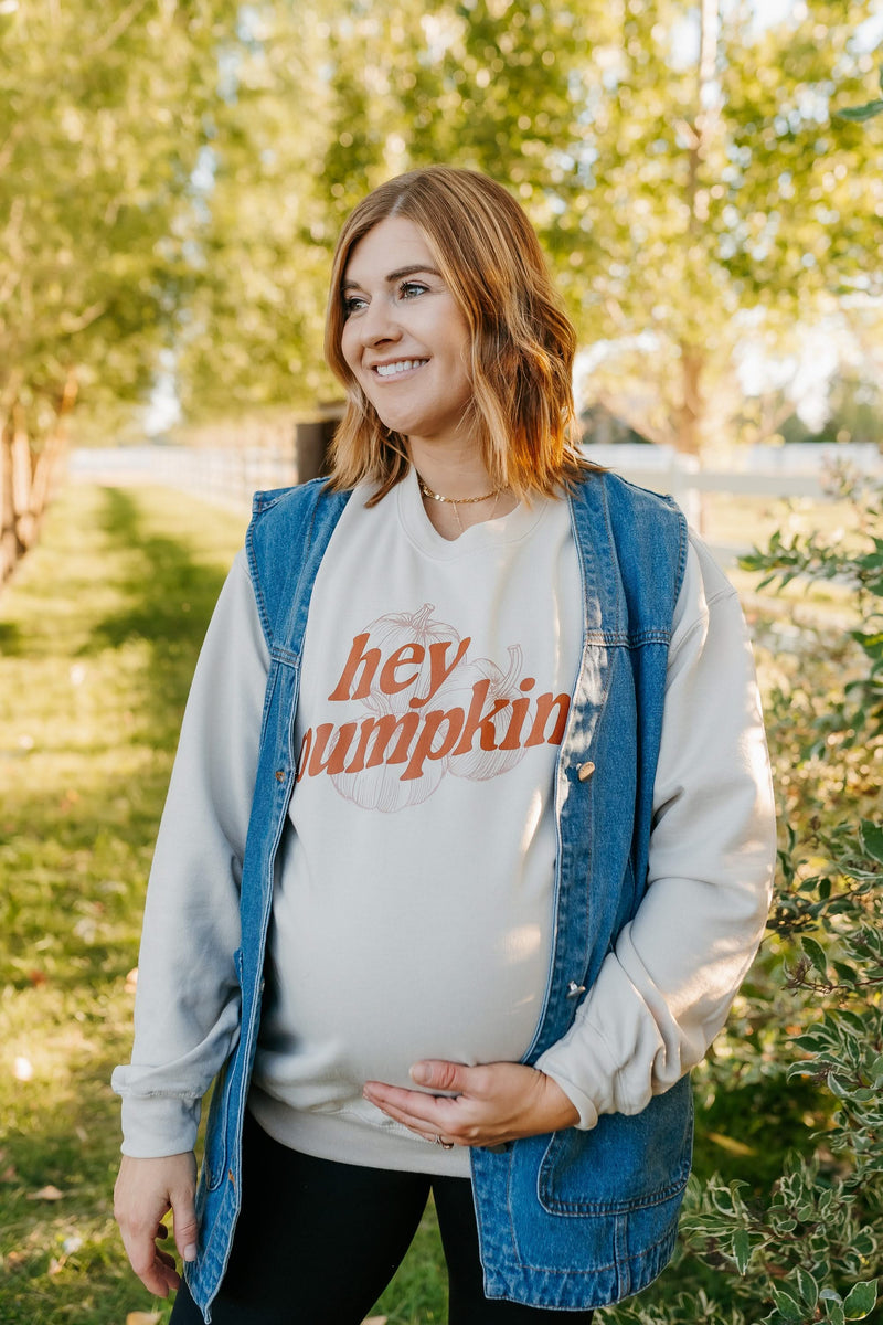 Hey Pumpkin! - Sand BASIC Fleece