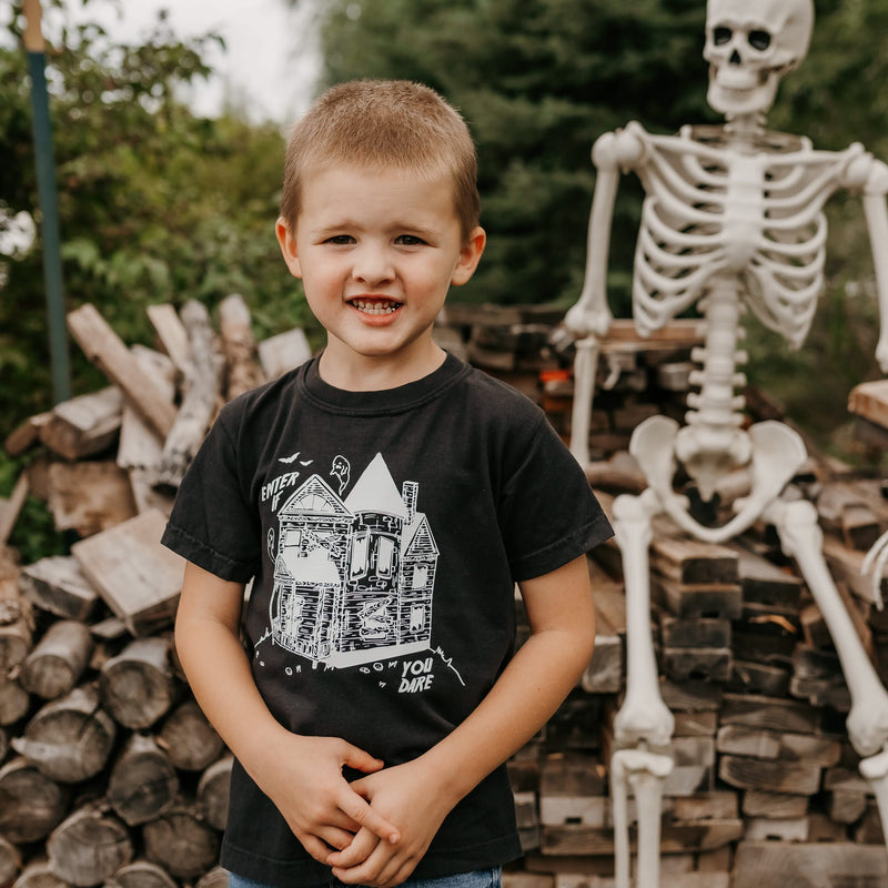 Enter If You Dare - Youth Comfort Colors Tee