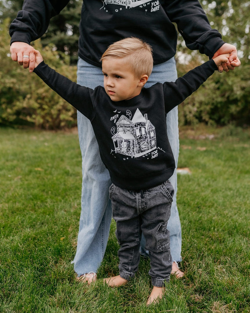Enter If You Dare - Black Child Sweater