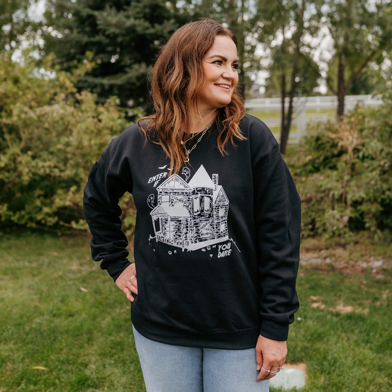 Enter If You Dare - Black Basic Fleece