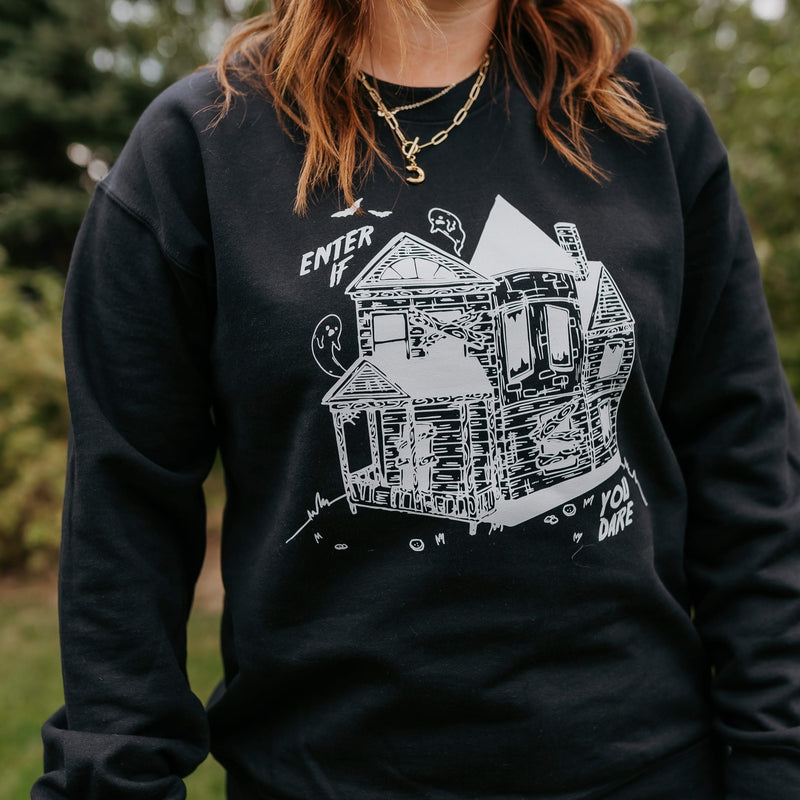 Enter If You Dare - Black Basic Fleece