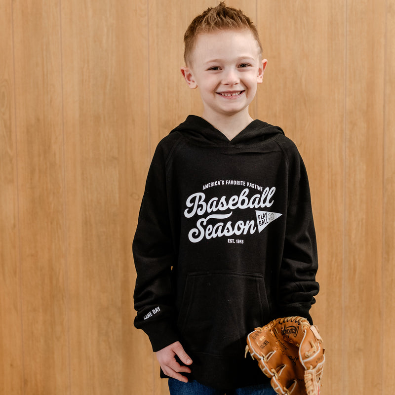 Baseball Season Est. 1845 - Custom Number - Child Hoodie