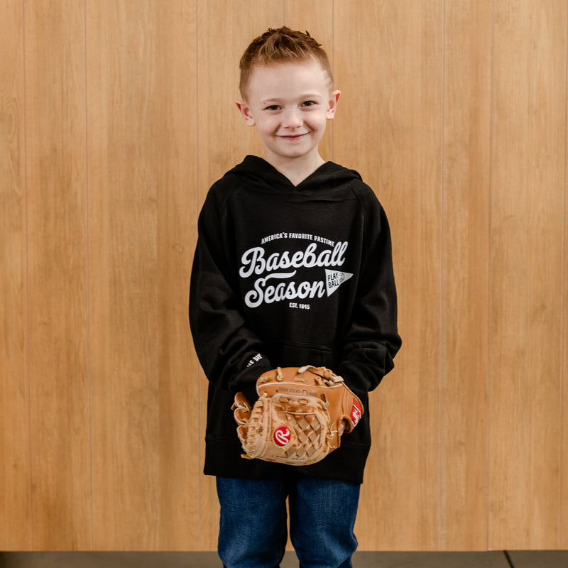 Baseball Season Est. 1845 - Custom Number - Child Hoodie