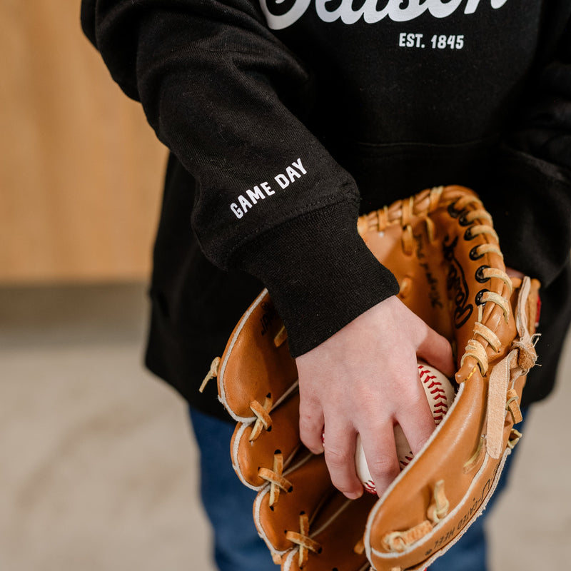 Baseball Season Est. 1845 - Custom Number - Child Hoodie