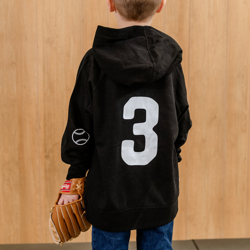 Baseball Season Est. 1845 - Custom Number - Child Hoodie