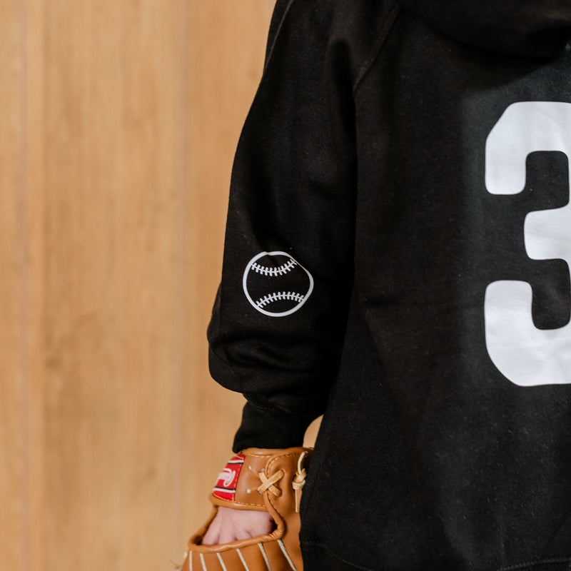 Baseball Season Est. 1845 - Custom Number - Child Hoodie