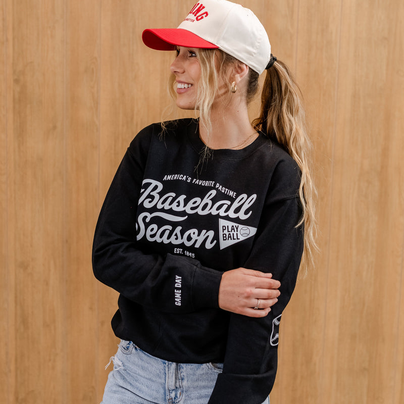 Baseball Season Est. 1845 - Custom Number - BASIC Fleece