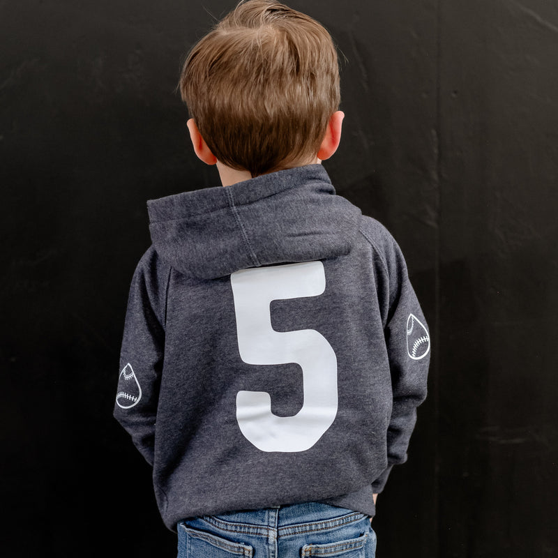 There's No Crying In Baseball (elbows) - Custom Number - Child Hoodie