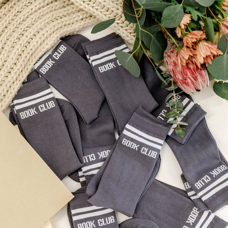 LMSS® CREW SOCKS - Book Club