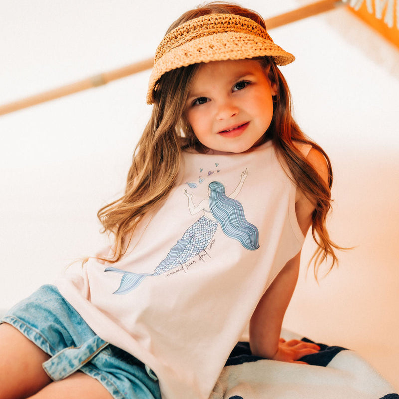 Mermaid Hair Don't Care - Child TANK