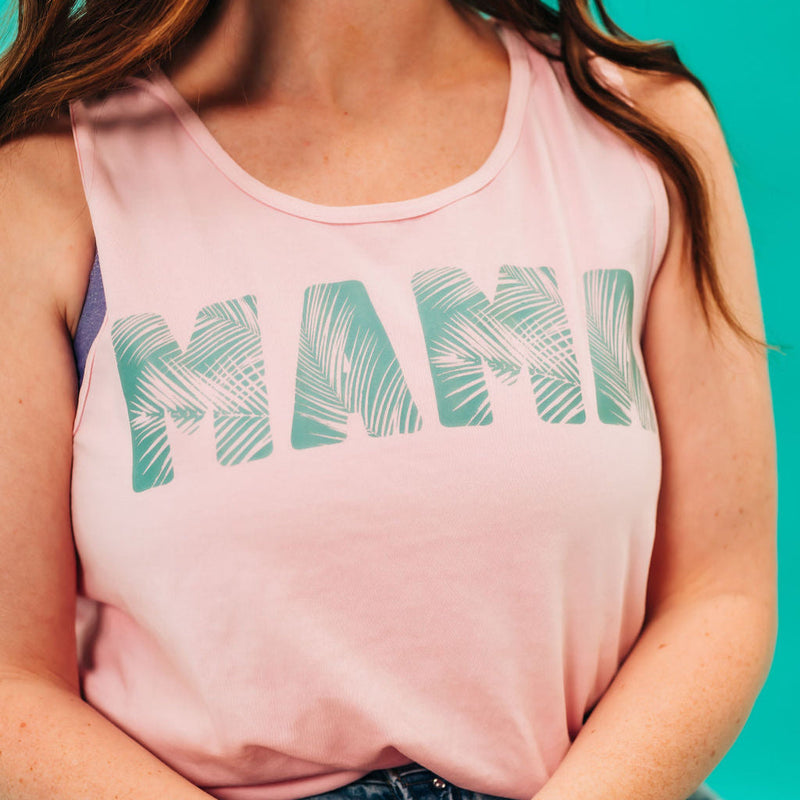 Tropical Palm - Mama - Comfort Colors TANK
