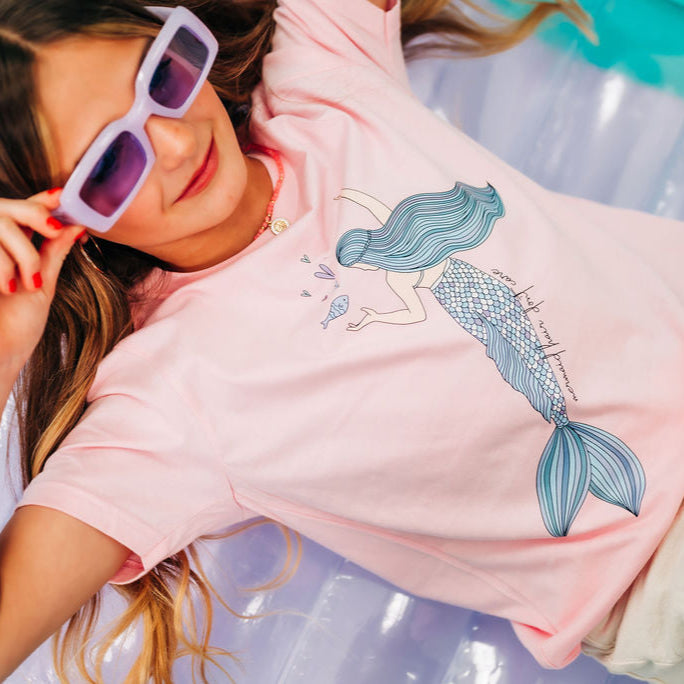 Mermaid Hair Don't Care - Child Tee