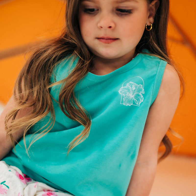 Look At You Blooming Through It All (pf&b) - Child TANK