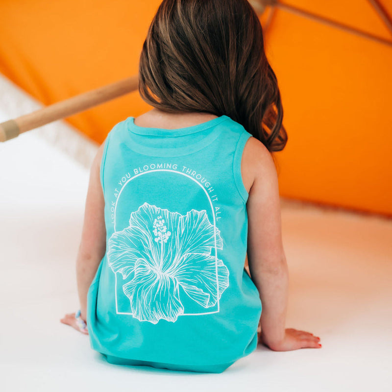 Look At You Blooming Through It All (pf&b) - Child TANK