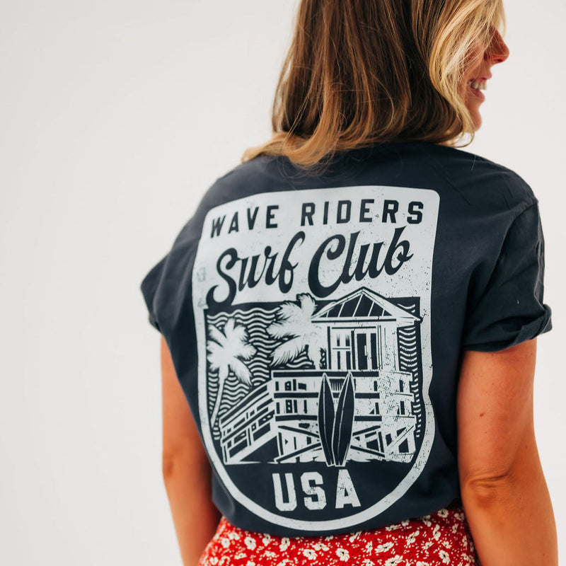 Wave Riders Surf Club (pf&b) - Comfort Colors Tee