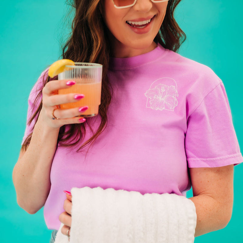 Look At You Blooming Through It All (pf&b) - Comfort Colors Tee