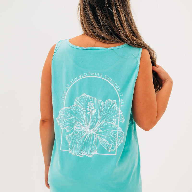 Look At You Blooming Through It All (pf&b) - Comfort Colors TANK