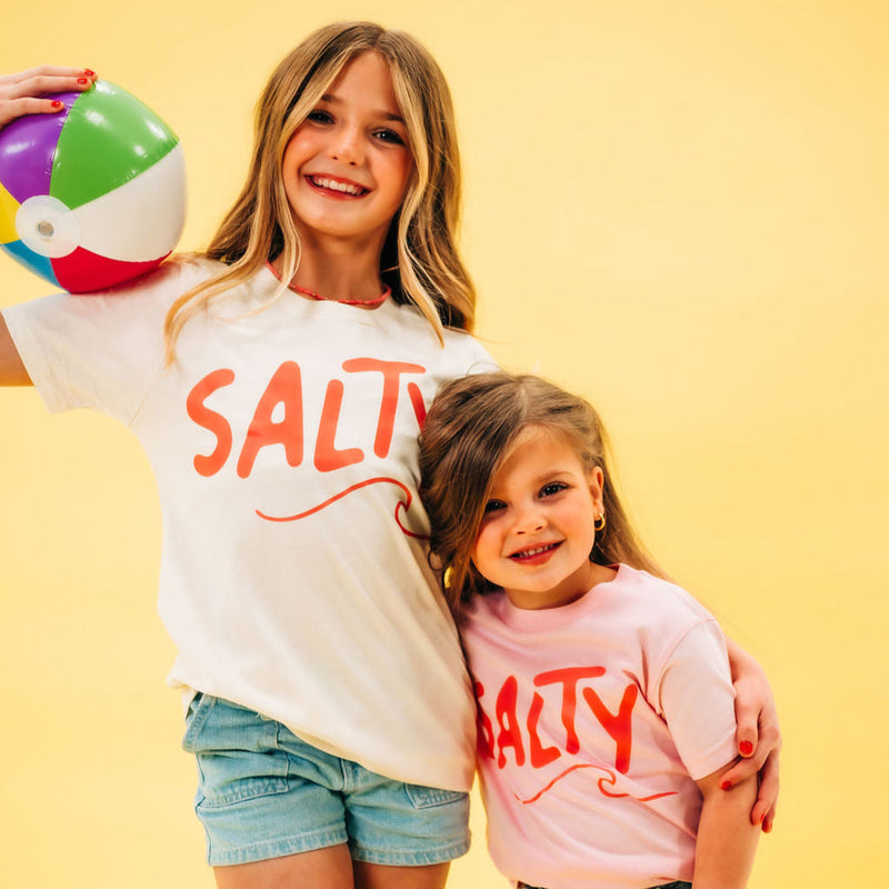 Salty w/ Wave (f&bd) - Child Tee